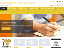 Tablet Screenshot of homebasedbusinessmalaysia.com